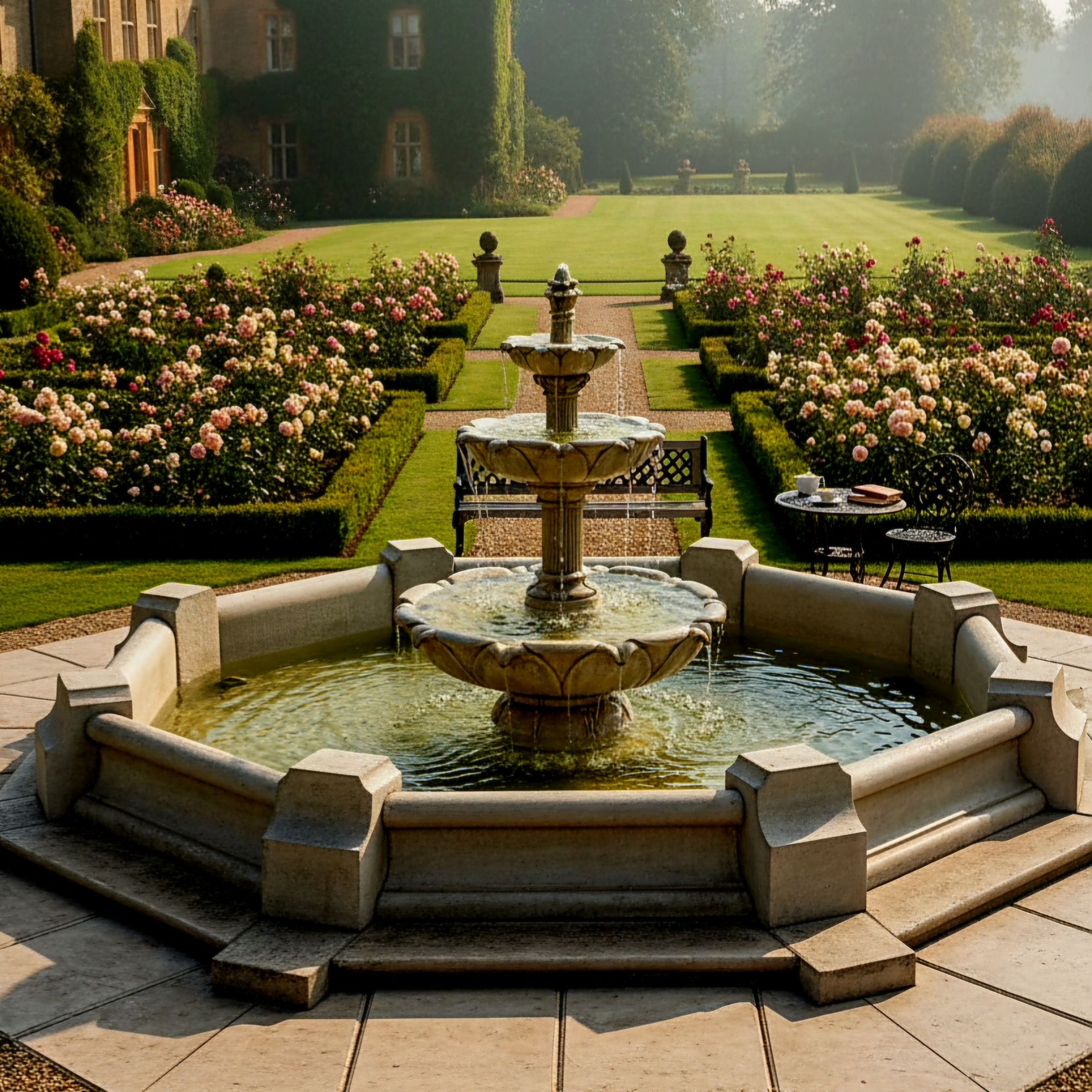 Zestaw Fontanna Kwiat Lotosu + Oczko Classico + Akcesoria