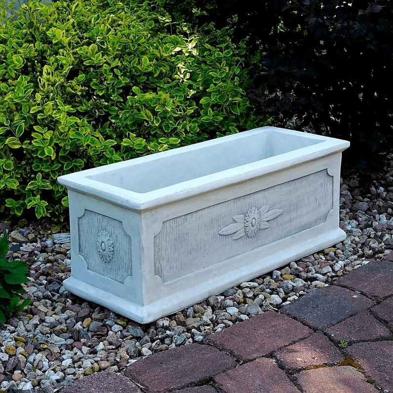 Donica prostokątna z kwiatem LENA