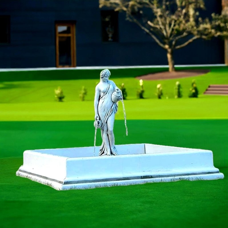 Zestaw Figura Kobieta z Dzbanami + Oczko kwadratowe + Akcesoria