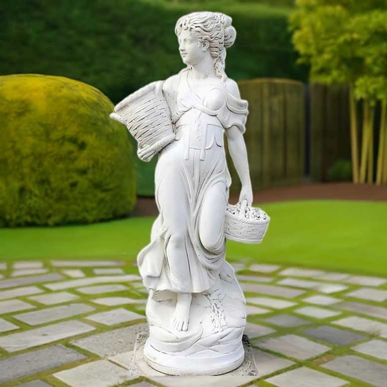 Kobieta z dwoma koszami - duża