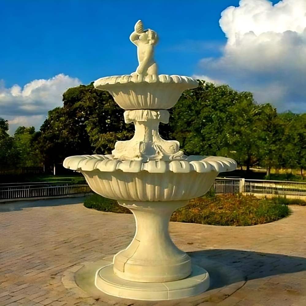 Fontanna Kefalonia Chłopiec z Muszlą