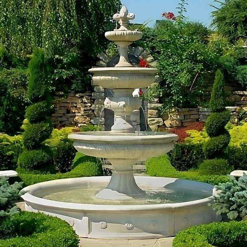 Zestaw Fontanna Duża + Oczko Kwiat