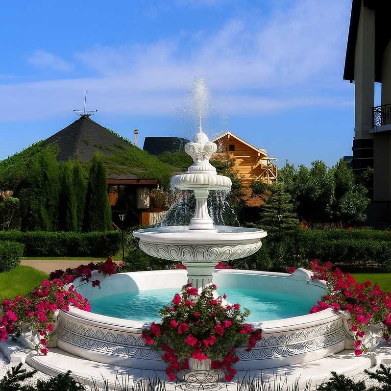 Zestaw Fontanna Fondi + Oczko Marino