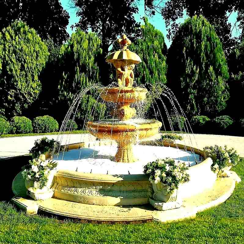 Zestaw Fontanna Gemelli + Oczko Marino Duże + Akcesoria