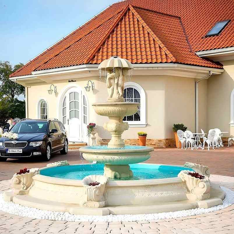 Zestaw Fontanna Gemelli + Oczko Marino Duże