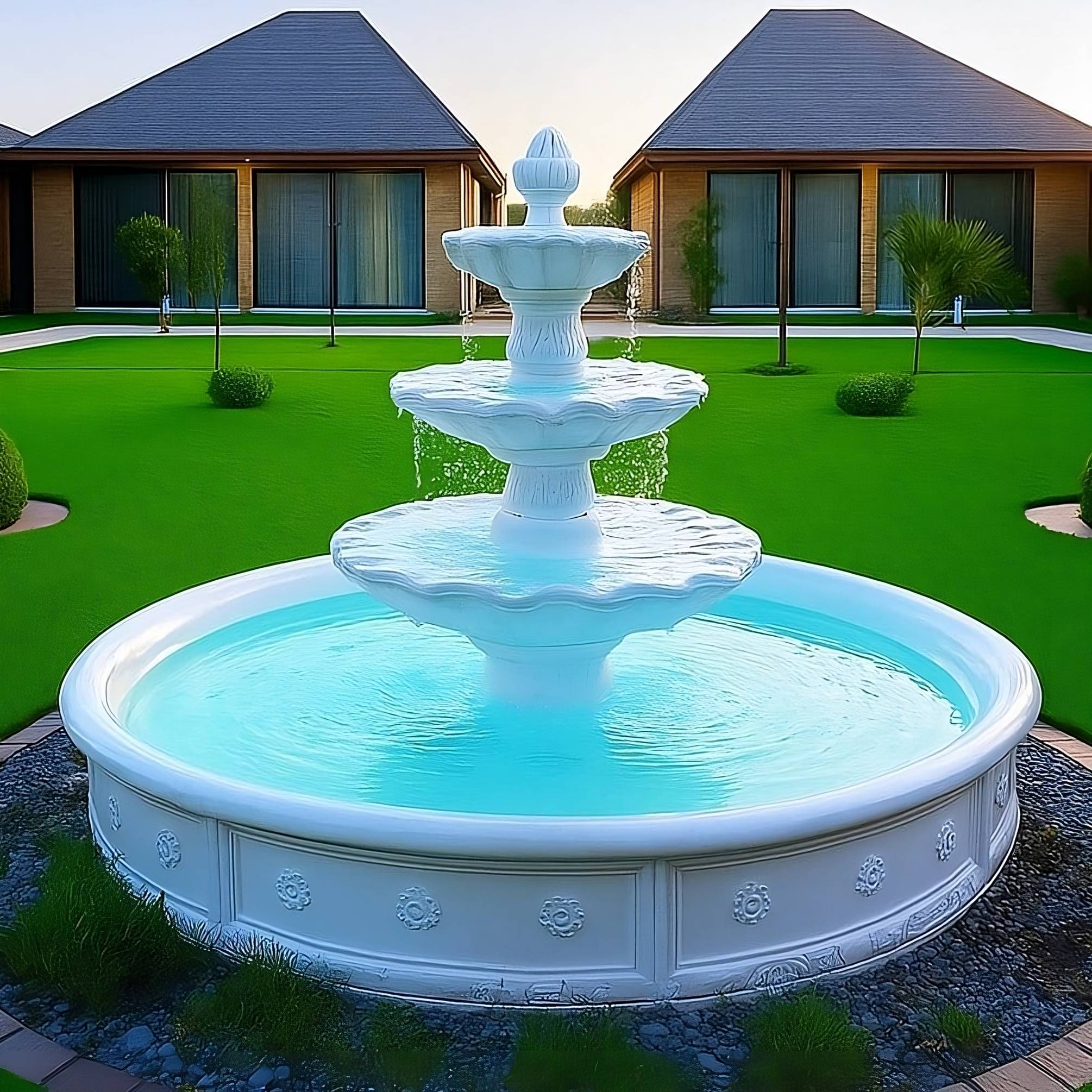 Zestaw Fontanna Hiszpańska + Oczko Kwiat