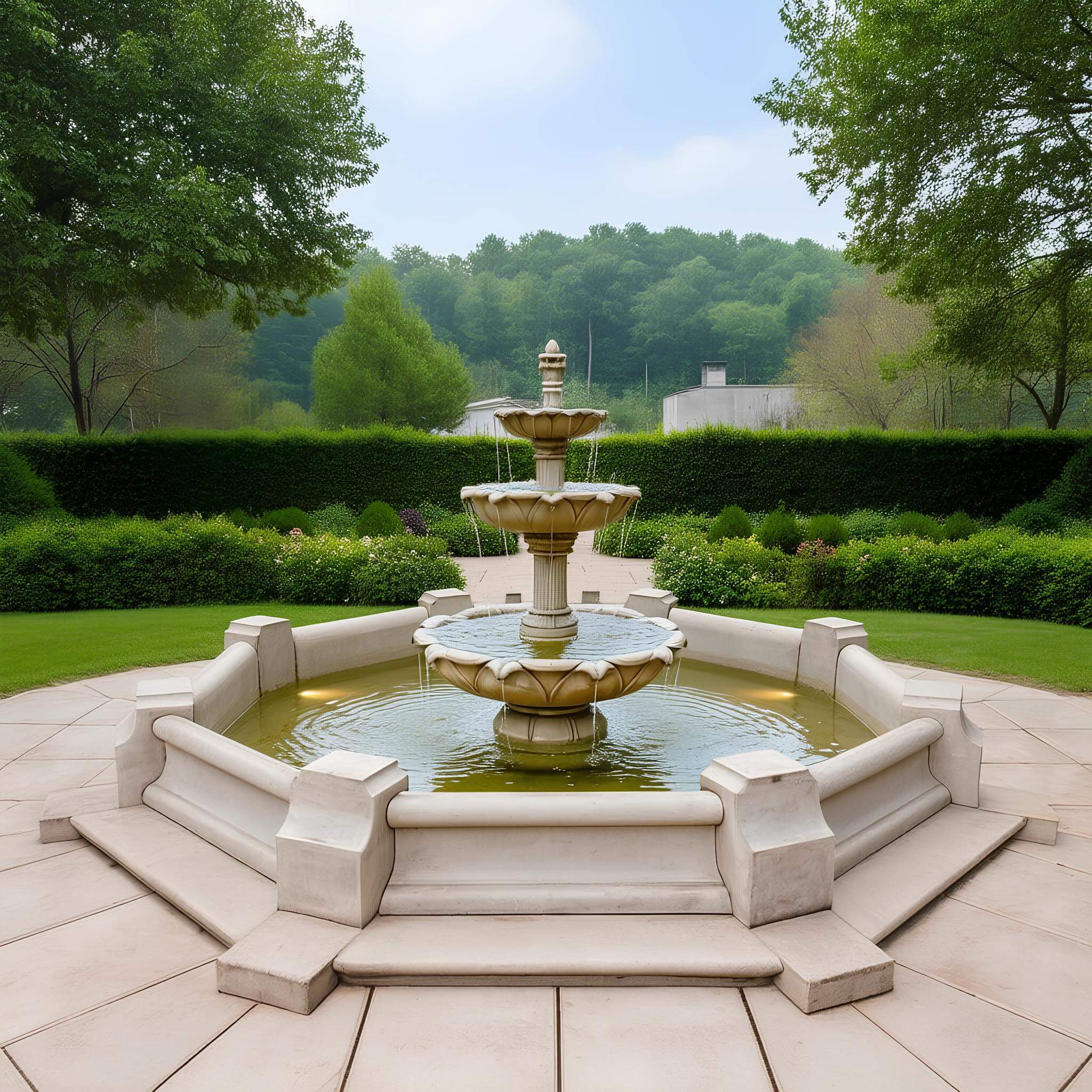 Zestaw Fontanna Kwiat Lotosu + Oczko Classico