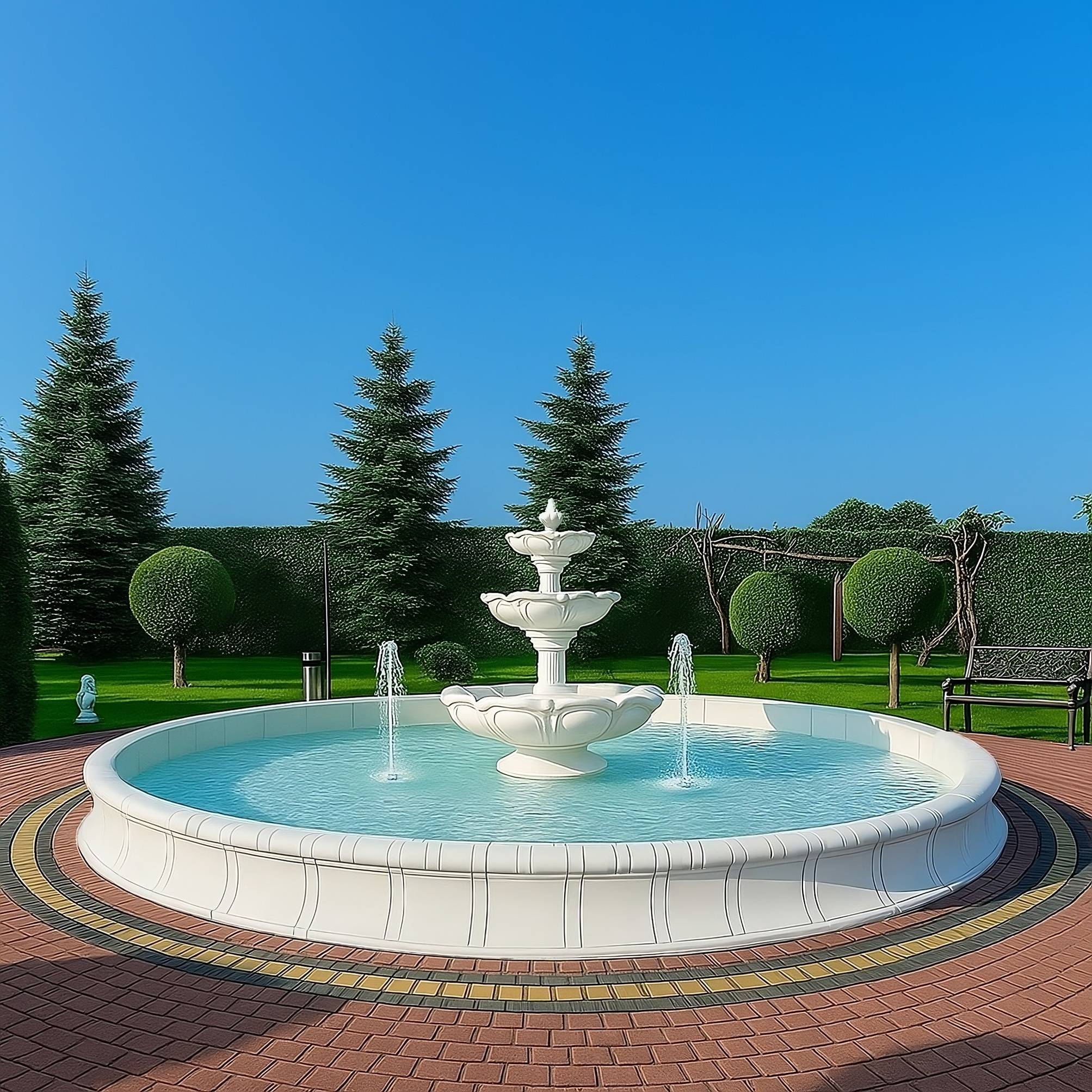 Zestaw Fontanna Kwiat Lotosu Fiore + Oczko Bari + Akcesoria