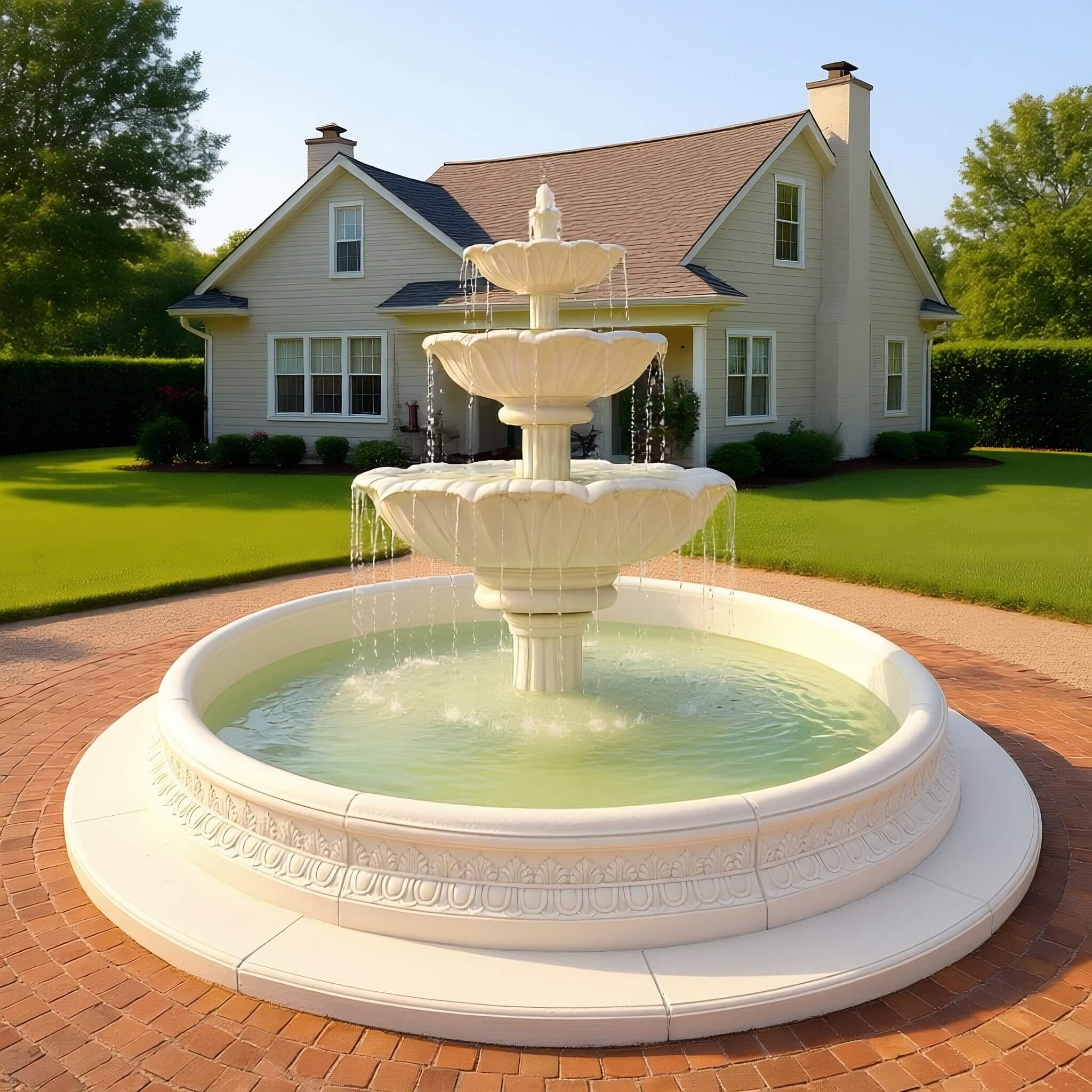 Zestaw Fontanna Kwiat Lotosu + Oczko Marinello