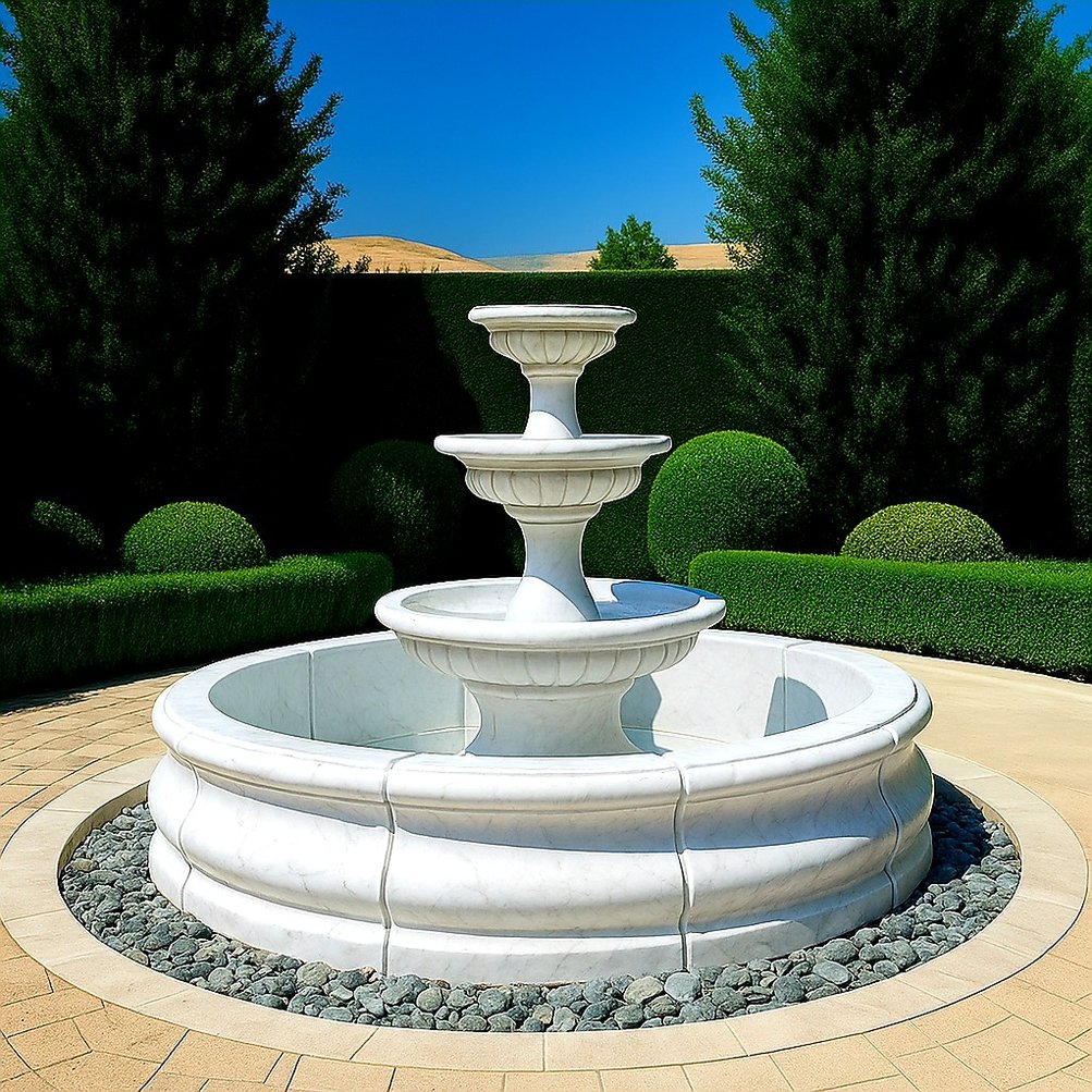 Zestaw Fontanna Petra + Oczko Modica + Akcesoria