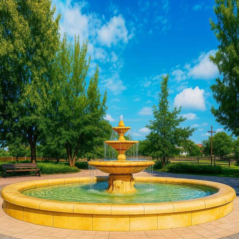 Oczko Fontannowe / Basen Fontannowy / Oczko Wodne Duże