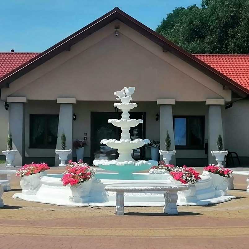 Zestaw Fontanna z Gołąbkami + Oczko Marino Duże