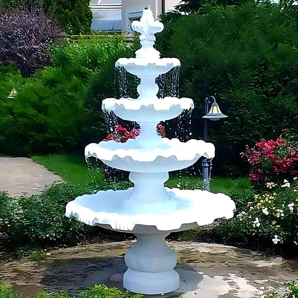 Fontanna Czteropoziomowa z Lilią mała