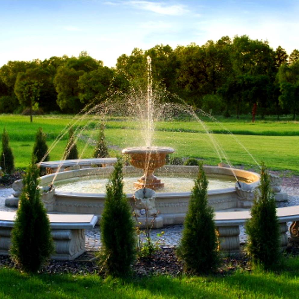 Zestaw Oczko Donica fontannowa Kalamata + Kolumna Prosta + Marino Duże + Akcesoria