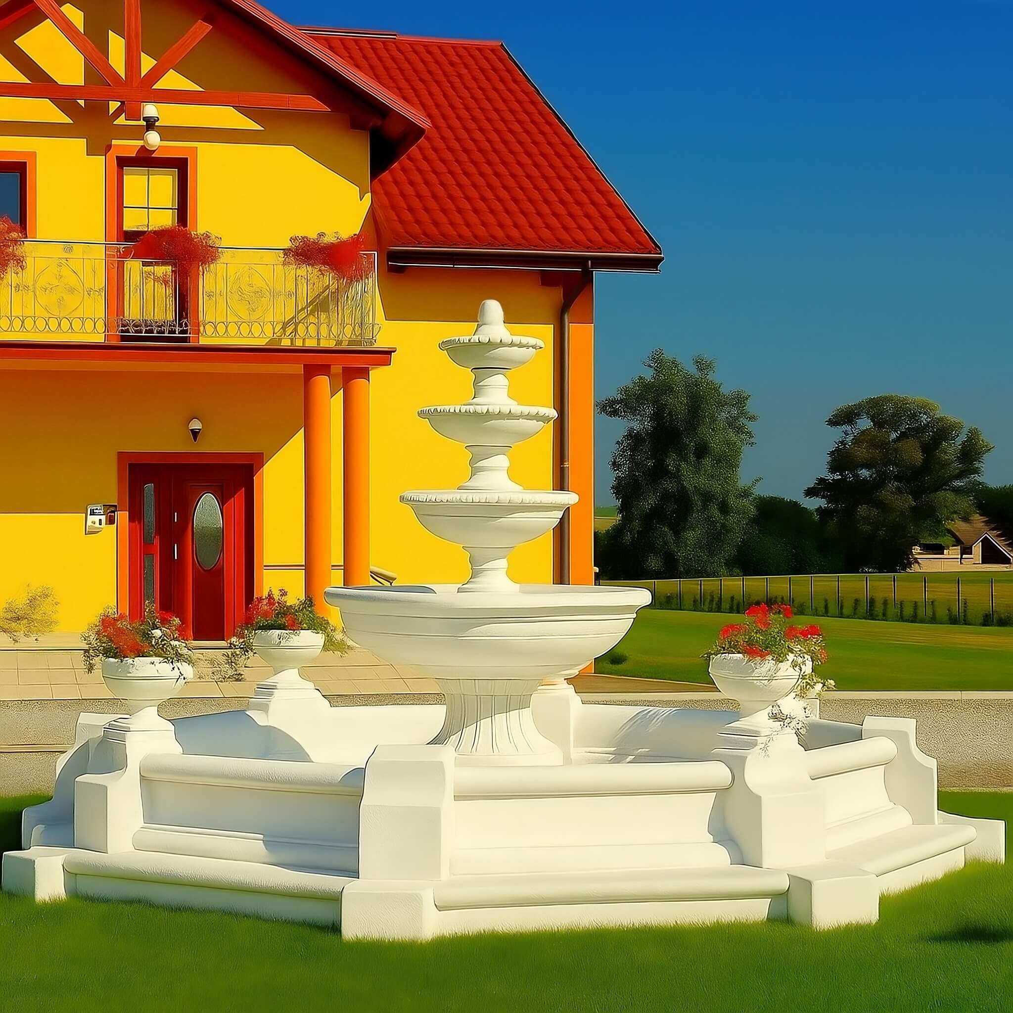 Zestaw Fontanna Almeria + Oczko Classico + Akcesoria