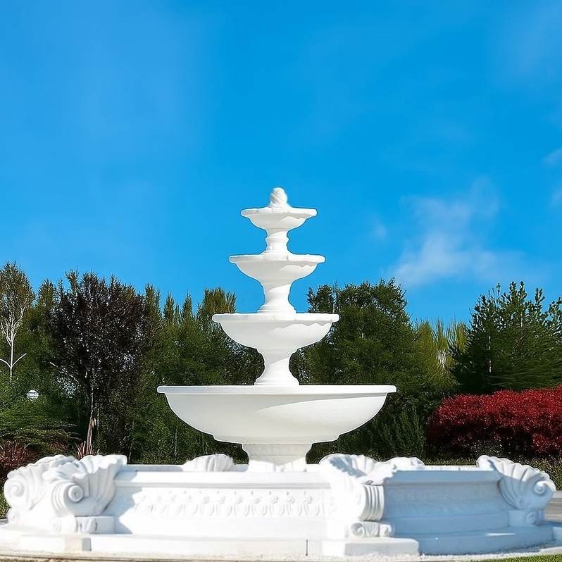 Zestaw Fontanna Almeria z szyszką + Oczko Marino + Akcesoria