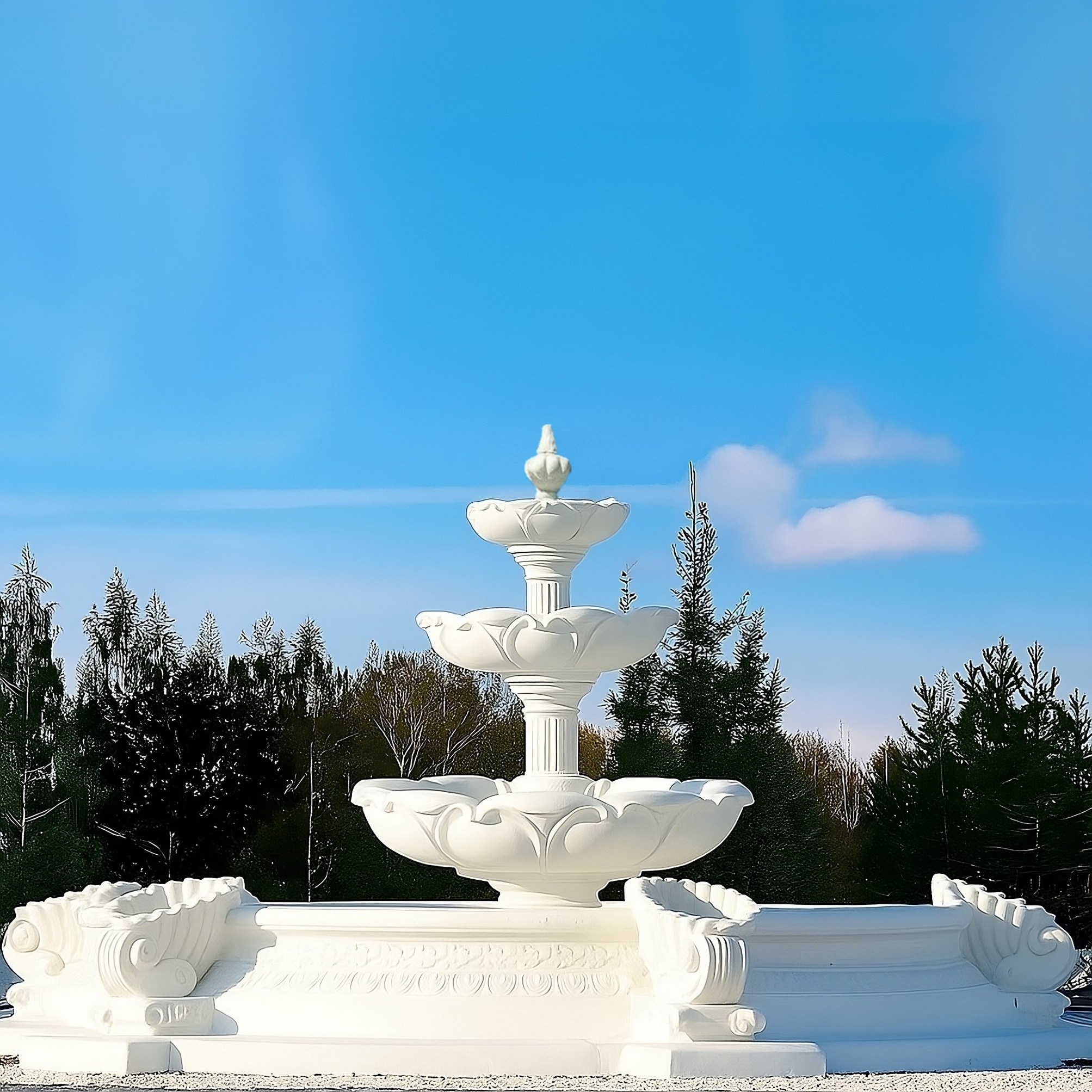 Zestaw Fontanna Kwiat Lotosu Fiore + Oczko Marino