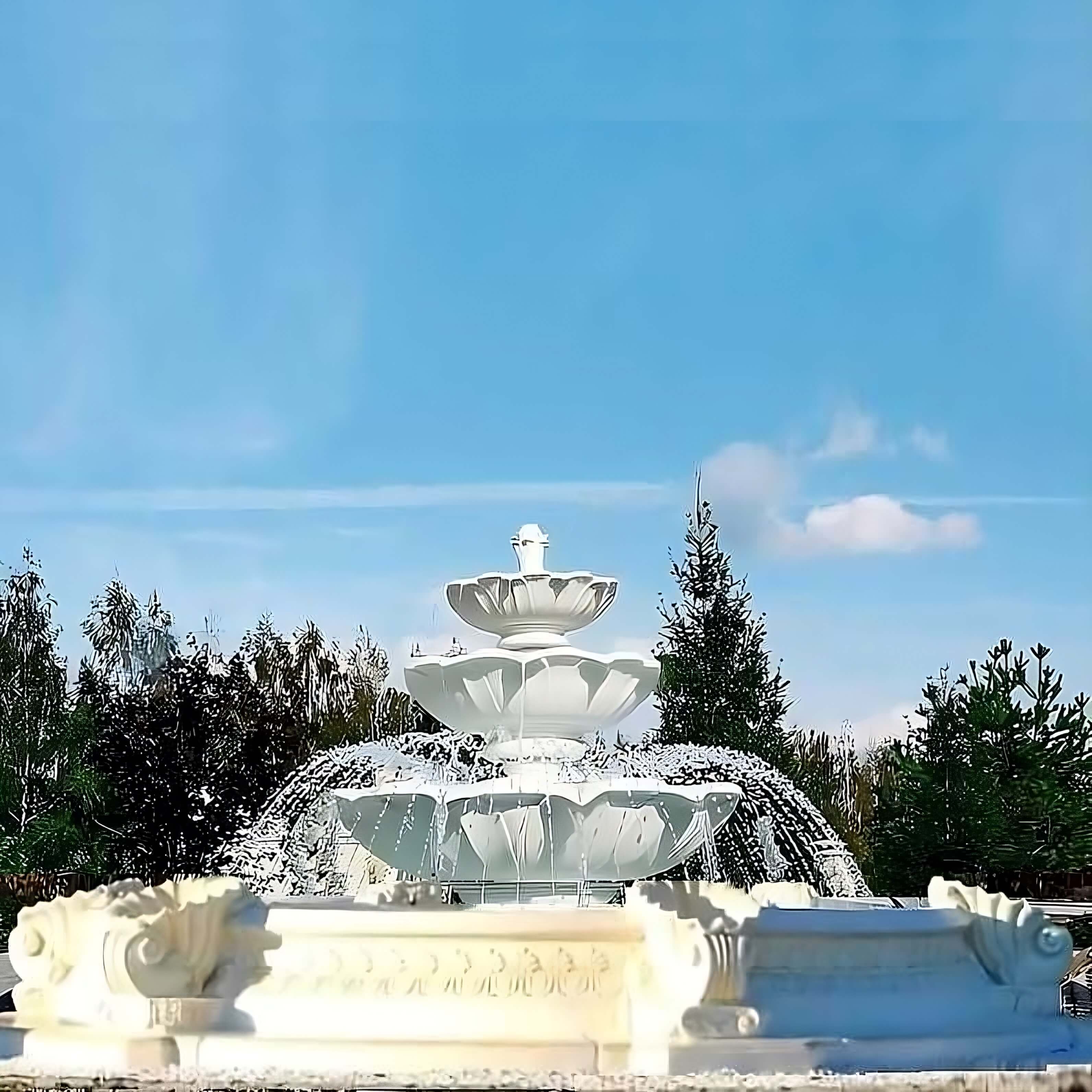 Zestaw Fontanna Kwiat Lotosu + Oczko Marino