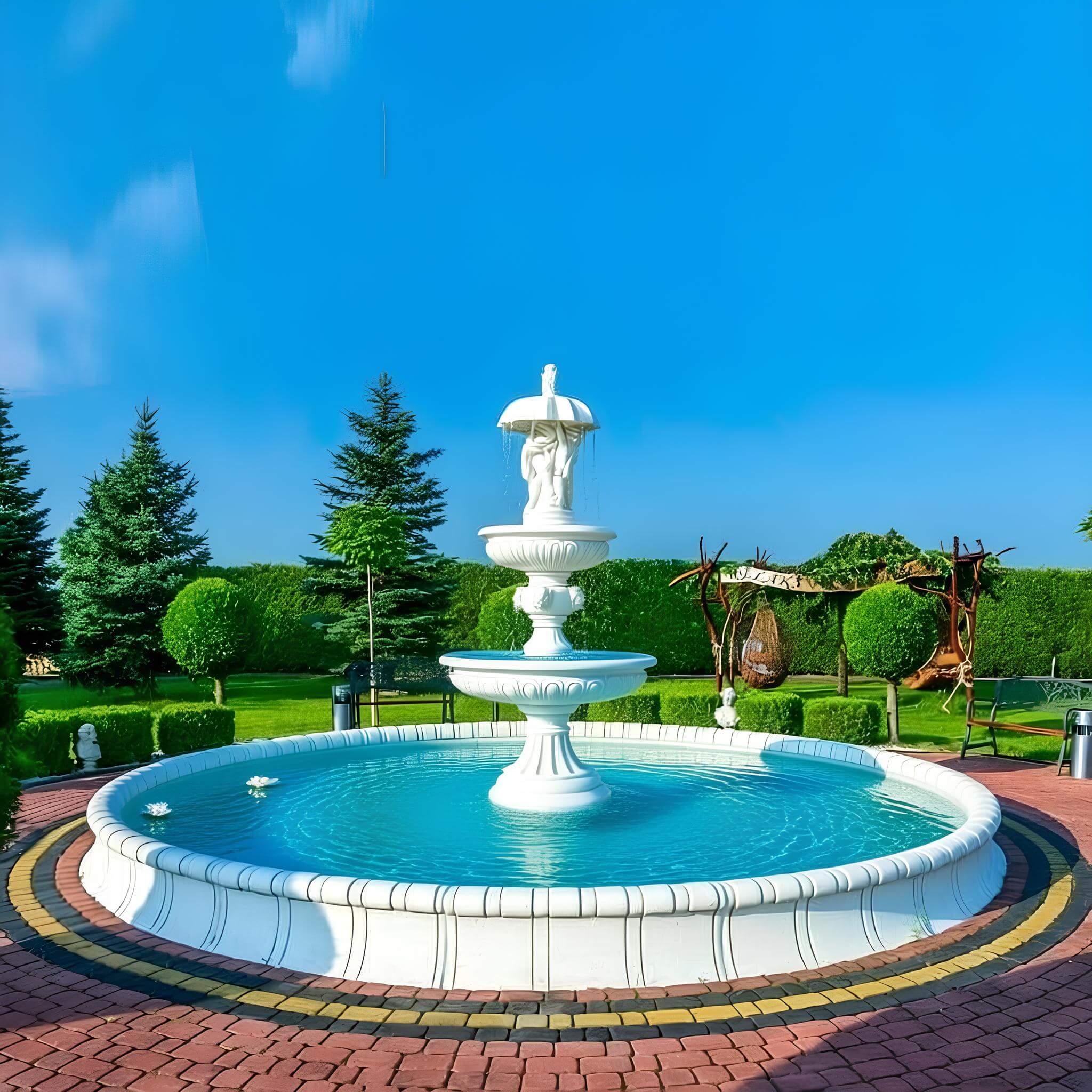 Zestaw Fontanna Gemelli + Oczko Bari